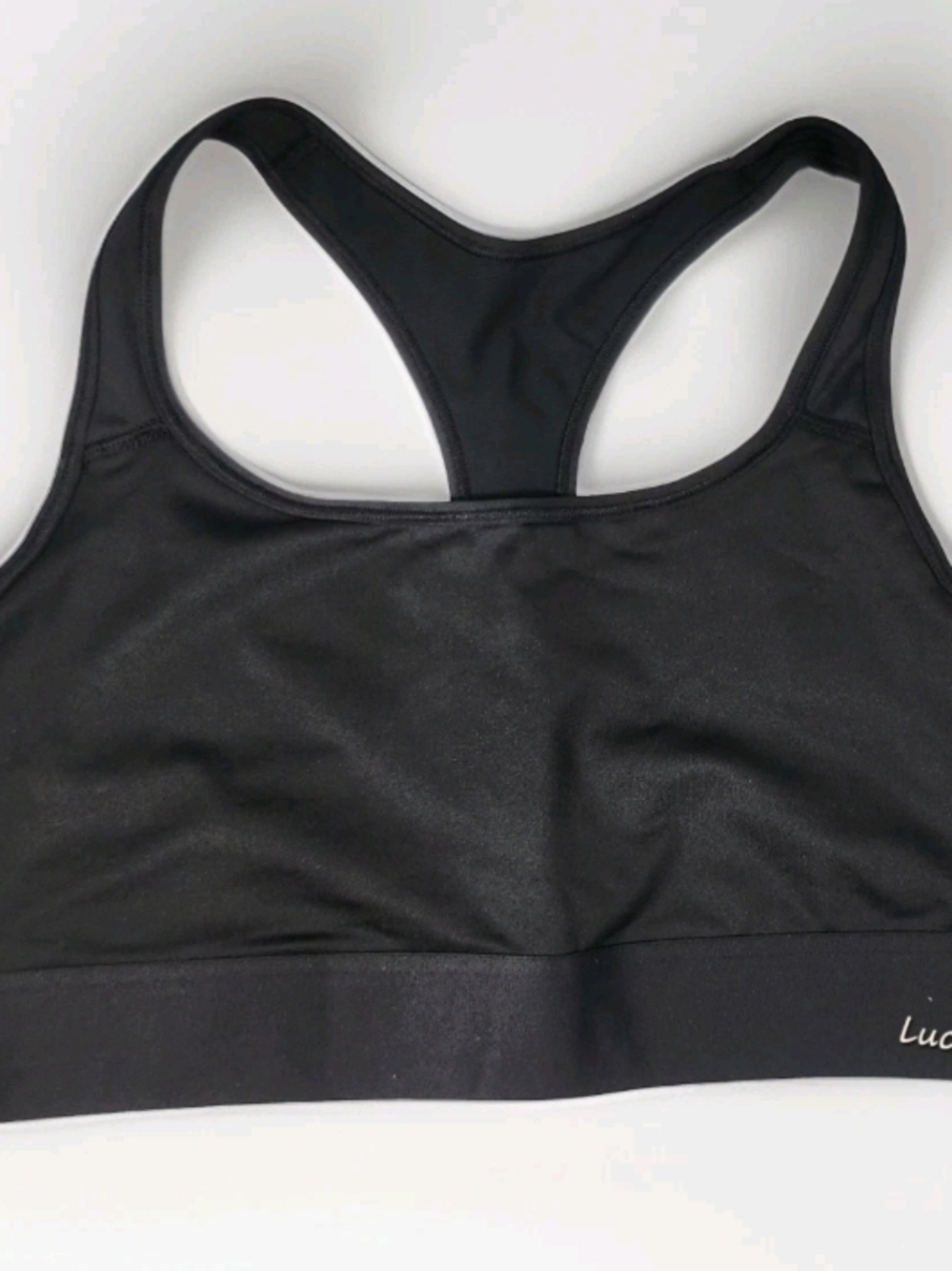 NWT Victoria's Secret The Player Racerback Sport Bra Black Size XL New